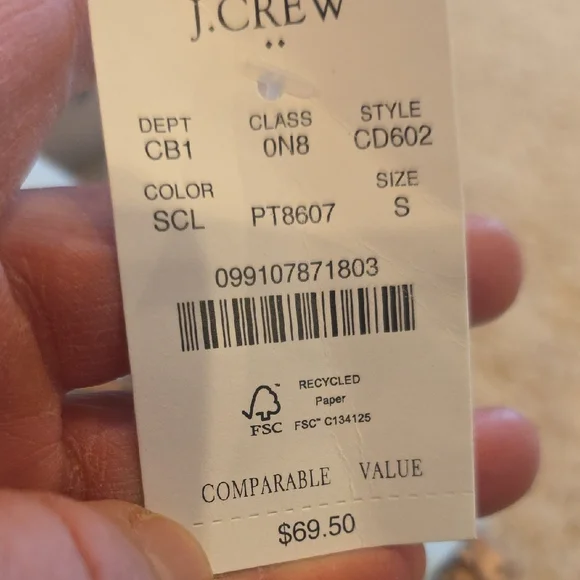 J.Crew Golden Doodle Light Blue Flannel Pajama Pants SZ Small NWT - Picture 8 of 8